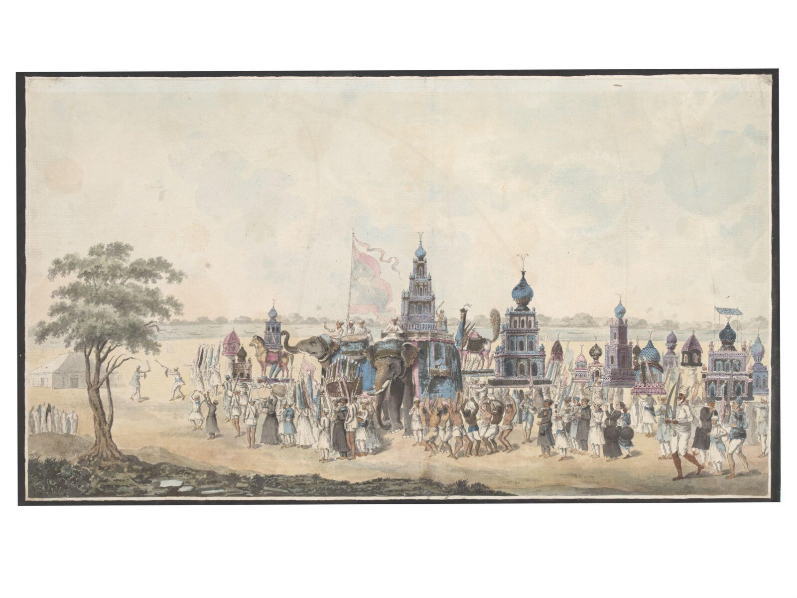 The Muharram procession, ca. 1795 - ca. 1805