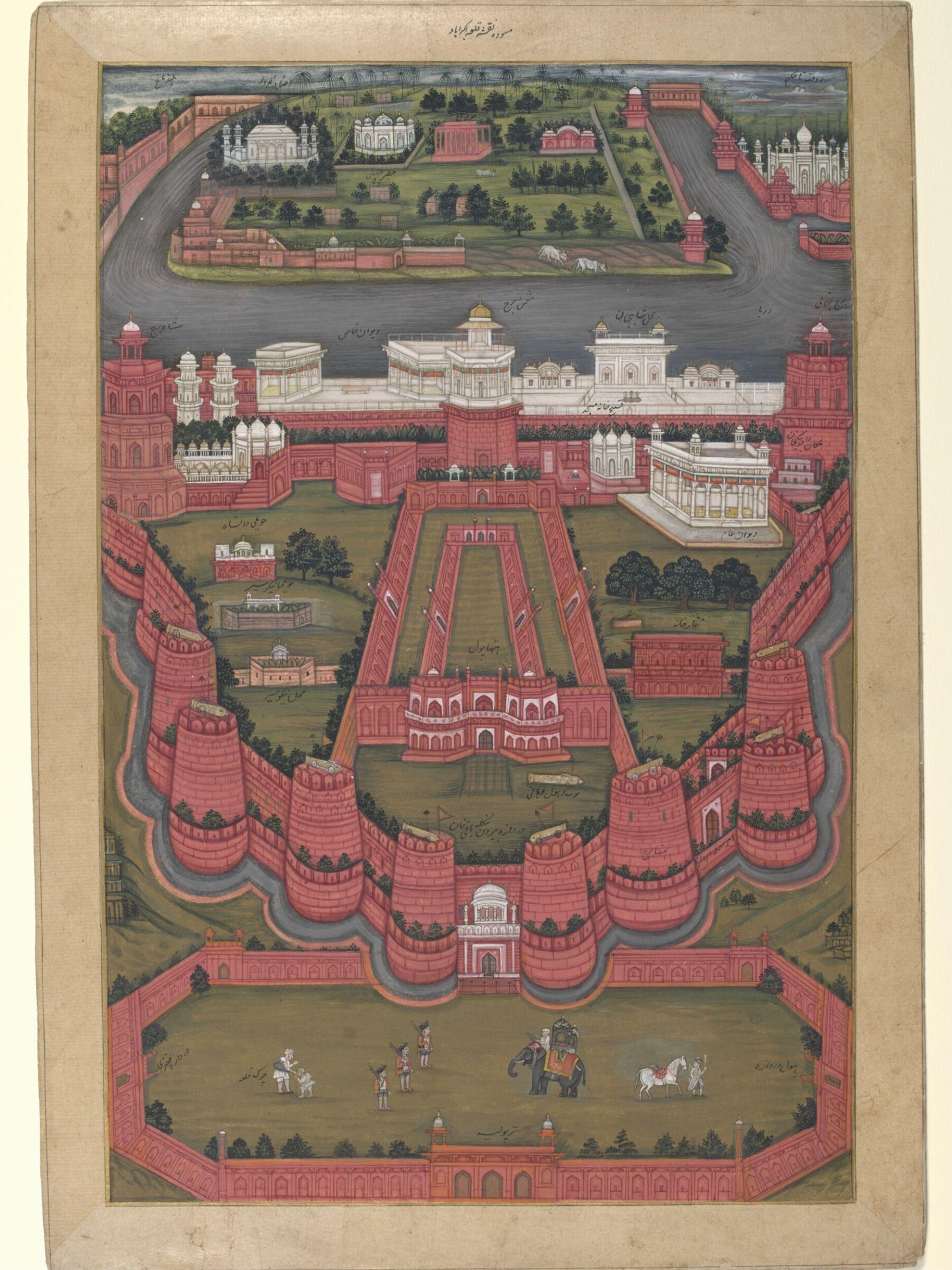 The Red Fort, Agra, pre 1803