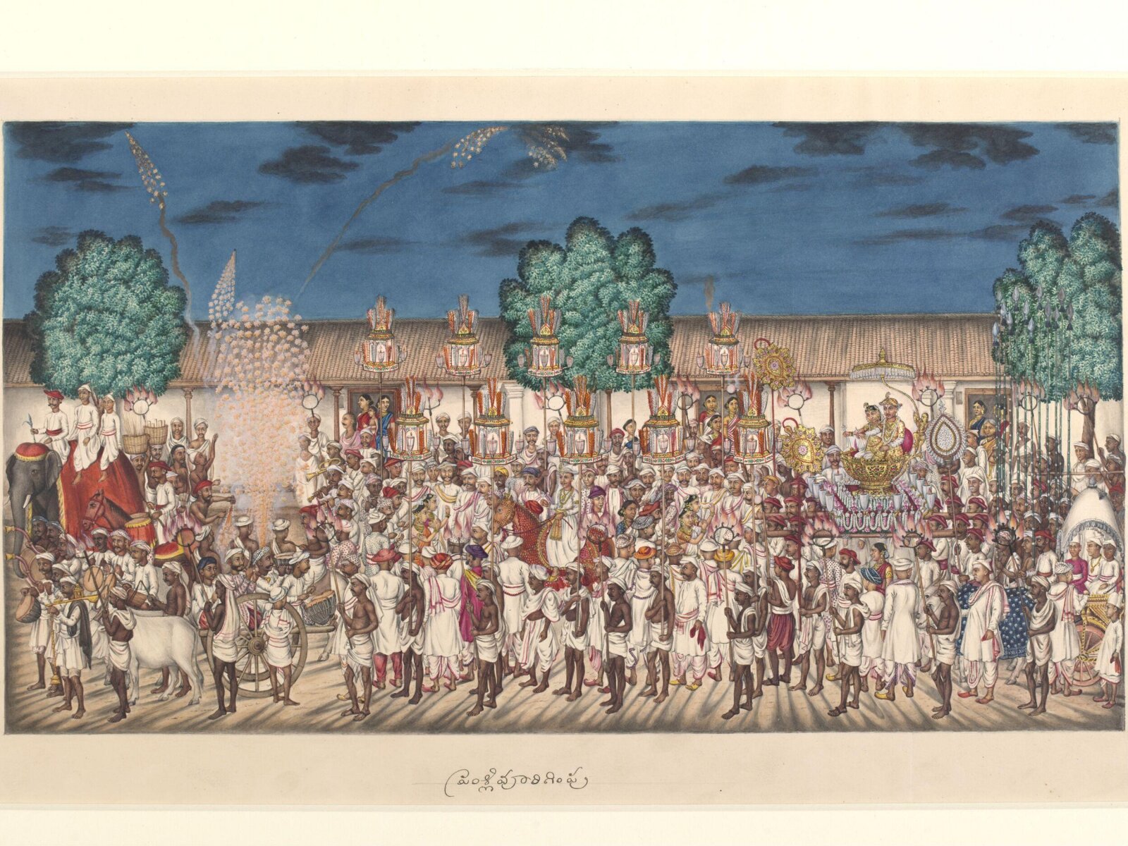 Marriage procession, ca. 1830