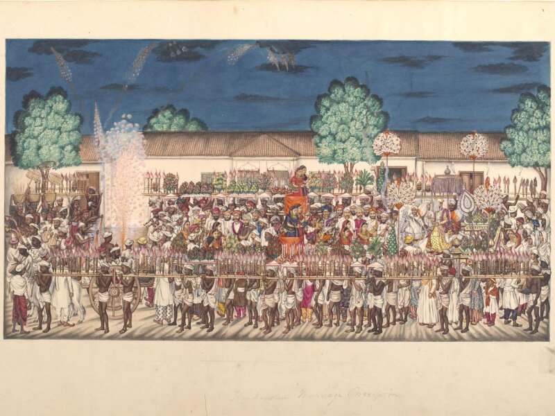Northern Indian marriage procession