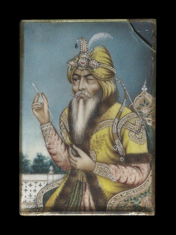 One of two portraits of Maharaja Ranjit Singh (1780-1839).