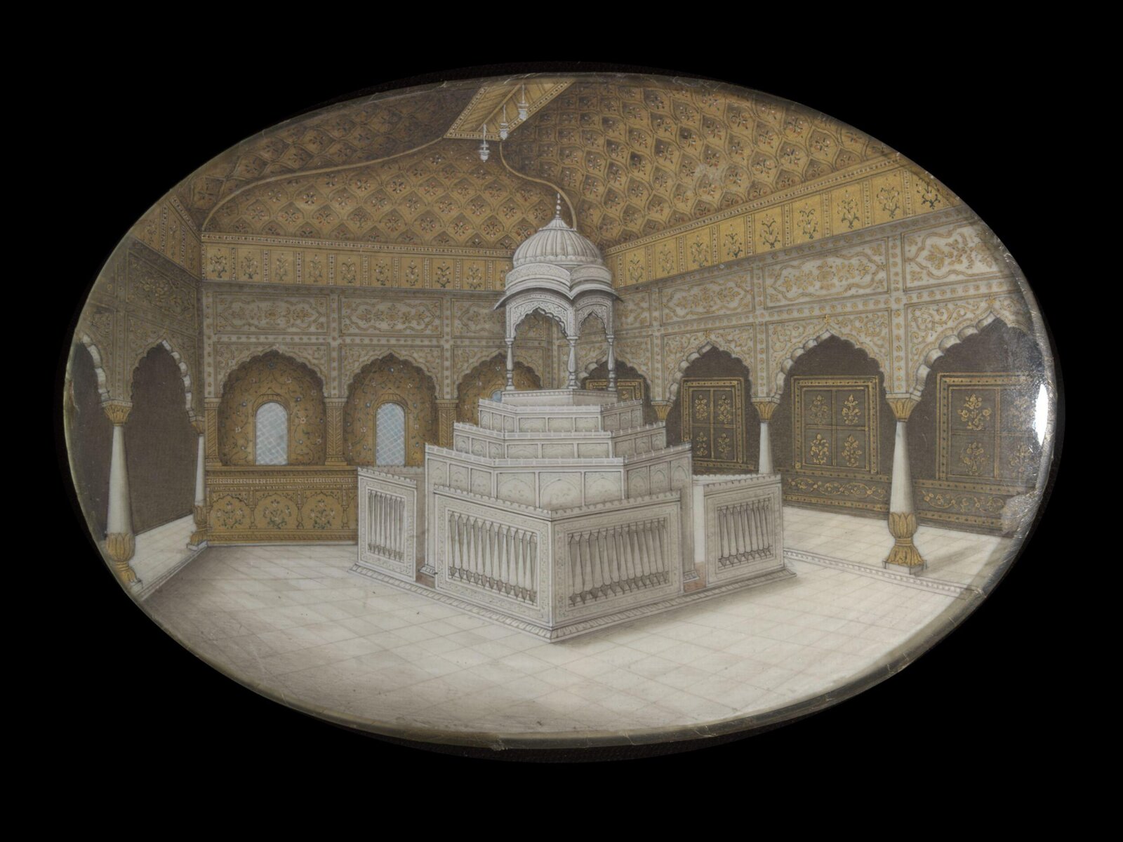 A Mughal tomb., ca. 1900