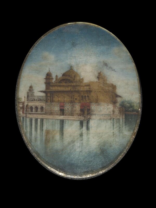One of three views of the Golden Temple