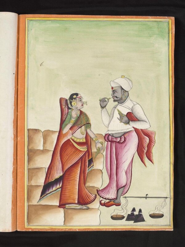 A merchant and his wife