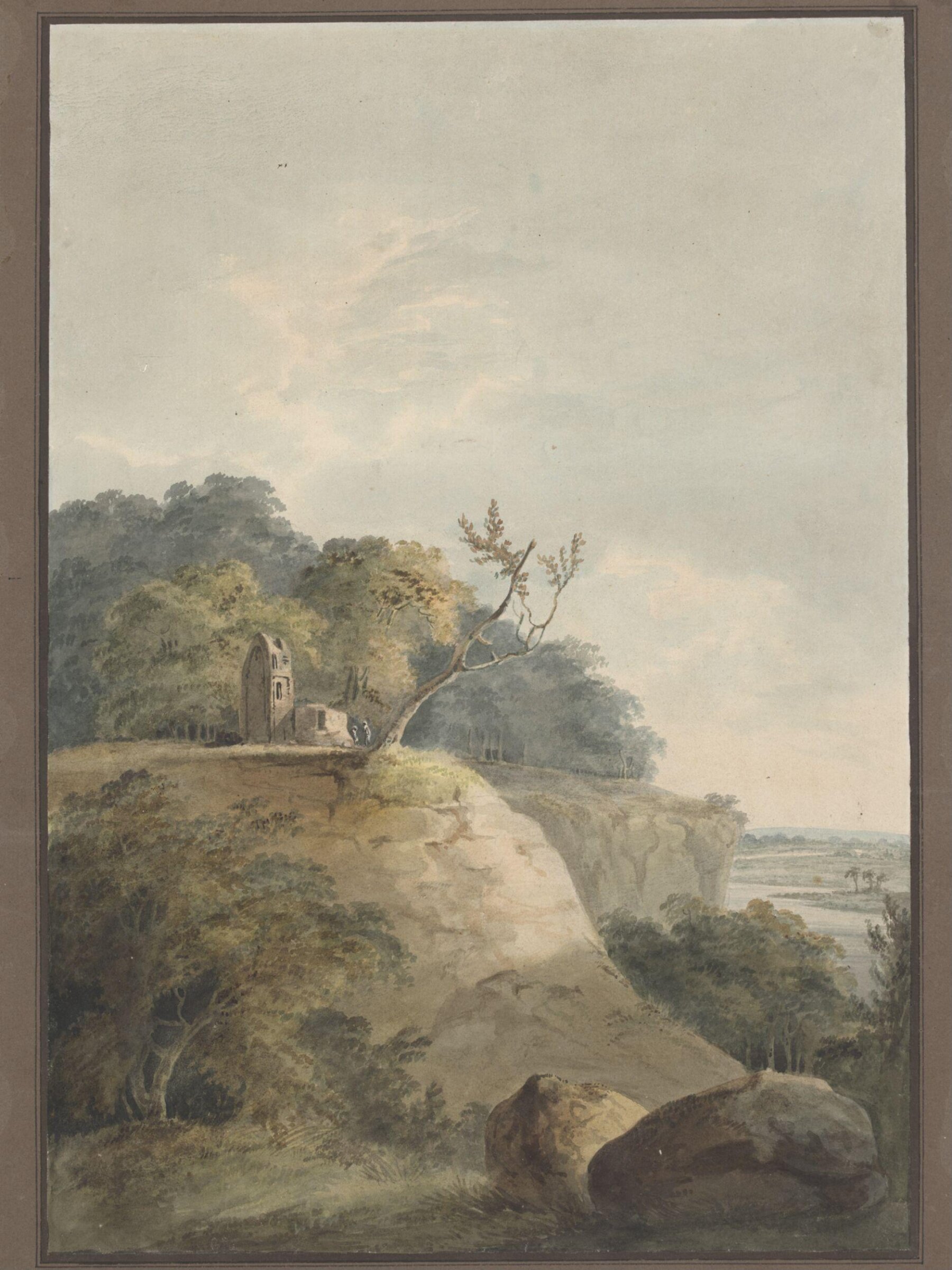Netley Abbey, near Southampton, Samuel Howitt, ca. 1785-1822
