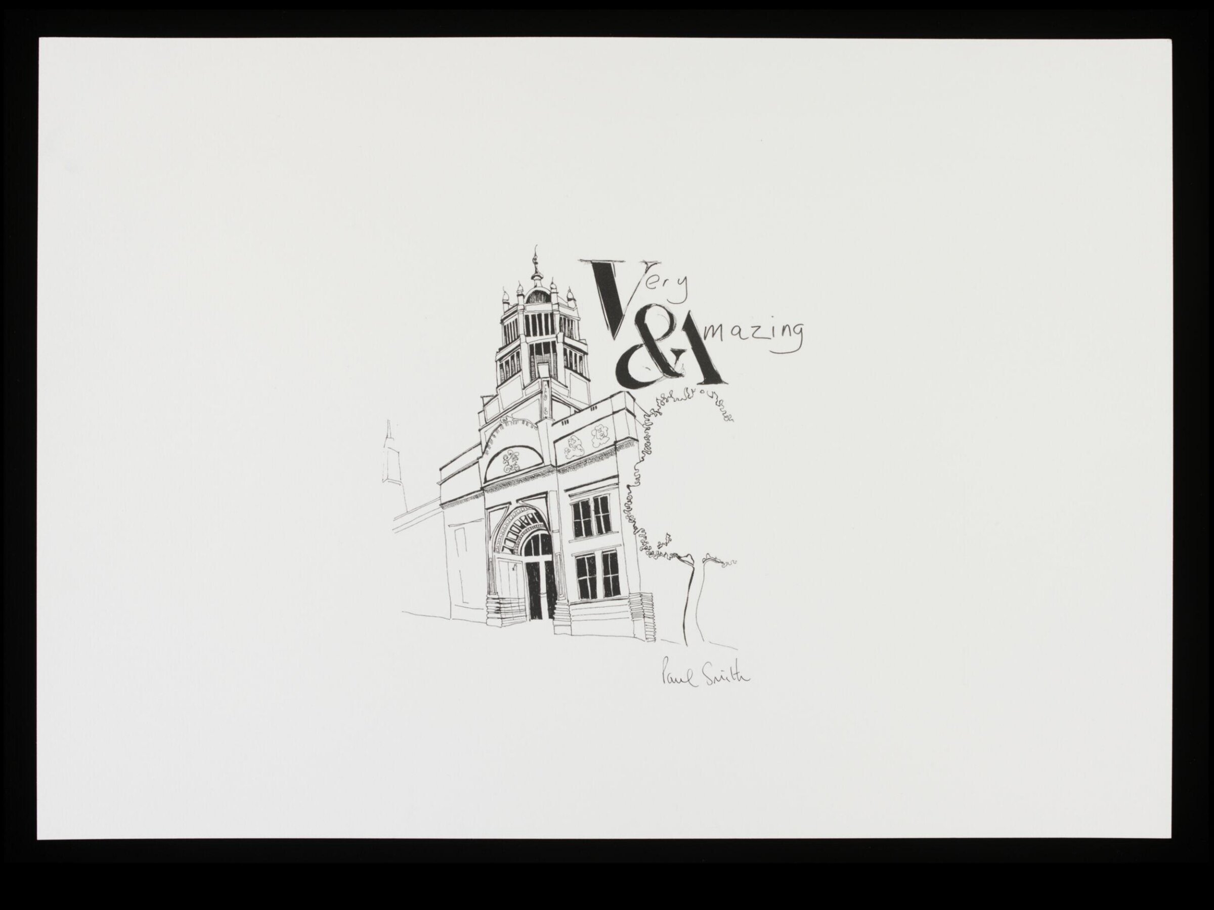 Contribution to V&A's 150th anniversary album, Paul Smith, 2007