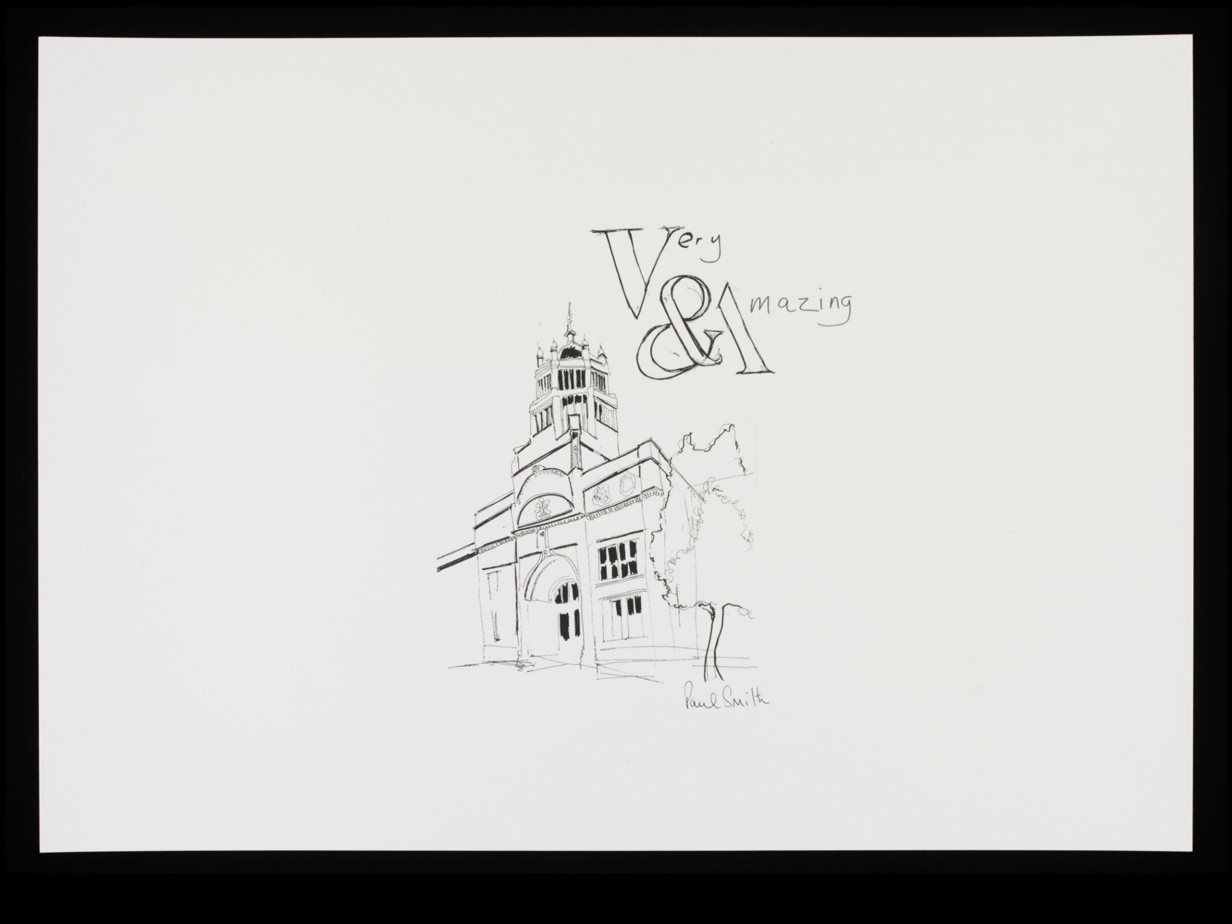 Contribution to V&A 150th anniversary album, Paul Smith, 2007