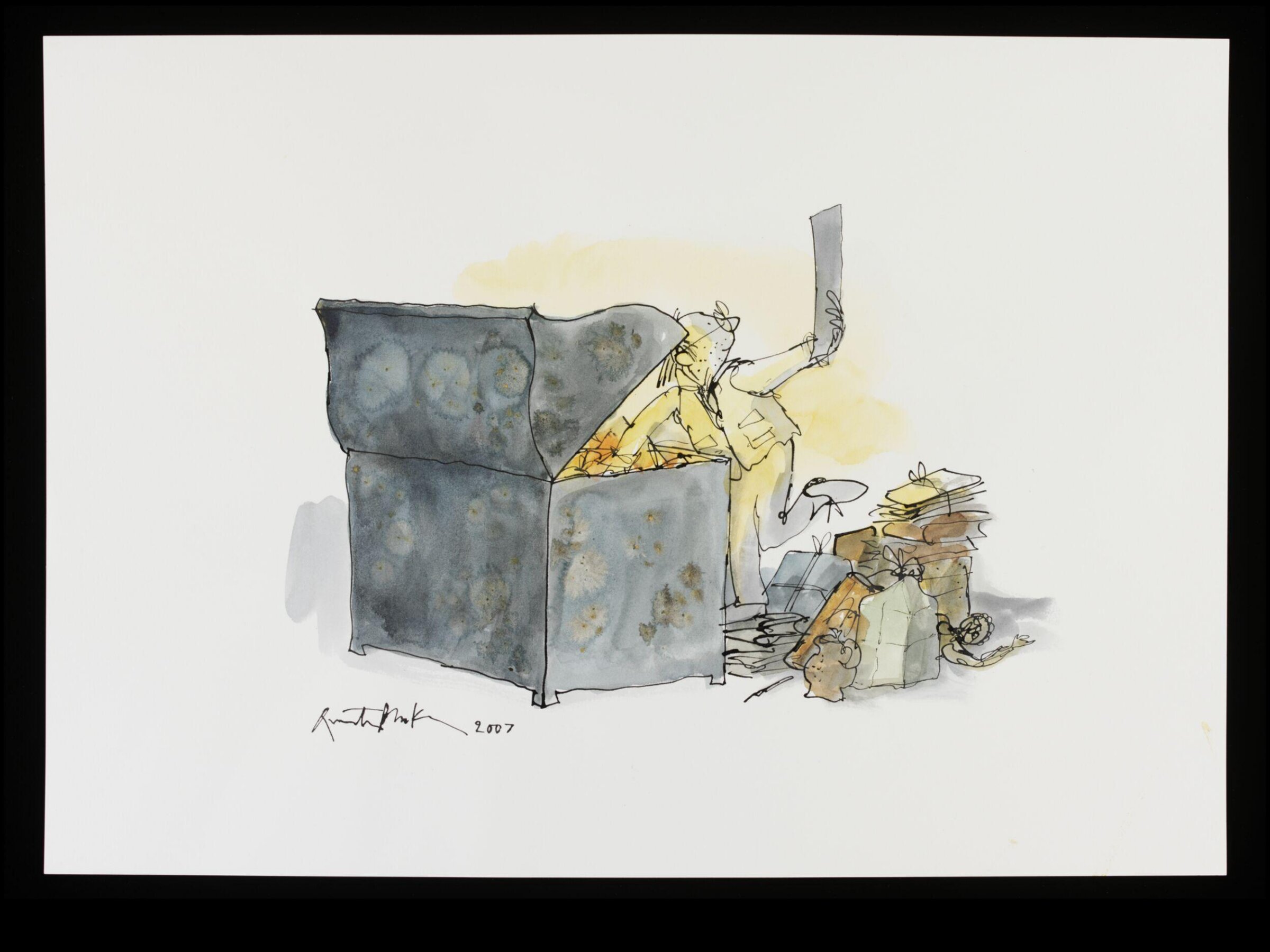 Contribution to V&A's 150th anniversary album, Quentin Blake, 2007