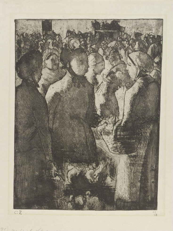 Marché à la volaille, à Gisors