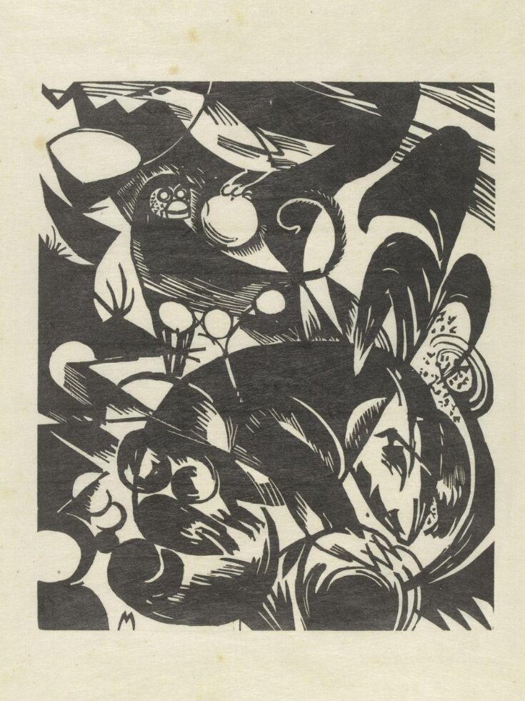 The history of Creation I | Franz Marc | V&A Explore The Collections