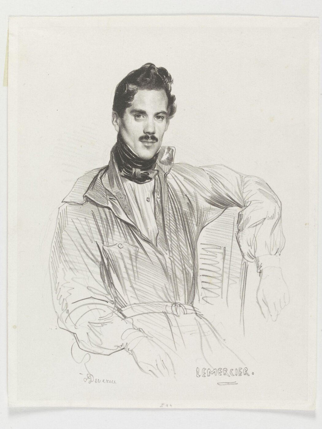 Achille Deveria, Portrait of Joseph-Rose Lemercier