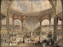 Interior of the international exhibition of 1862 thumbnail 1
