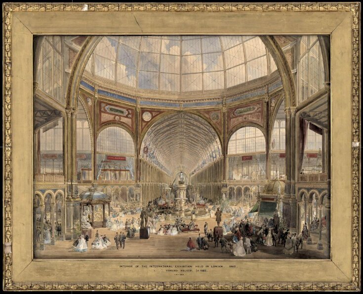 Interior of the international exhibition of 1862 top image