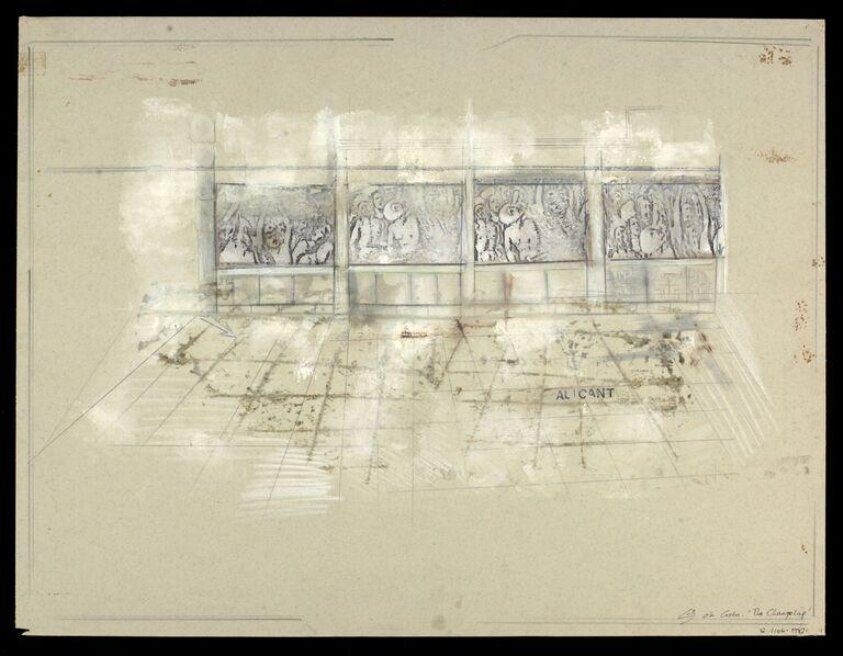 Set design (ca. 1980) by Samuel Henri Mendes da Costa