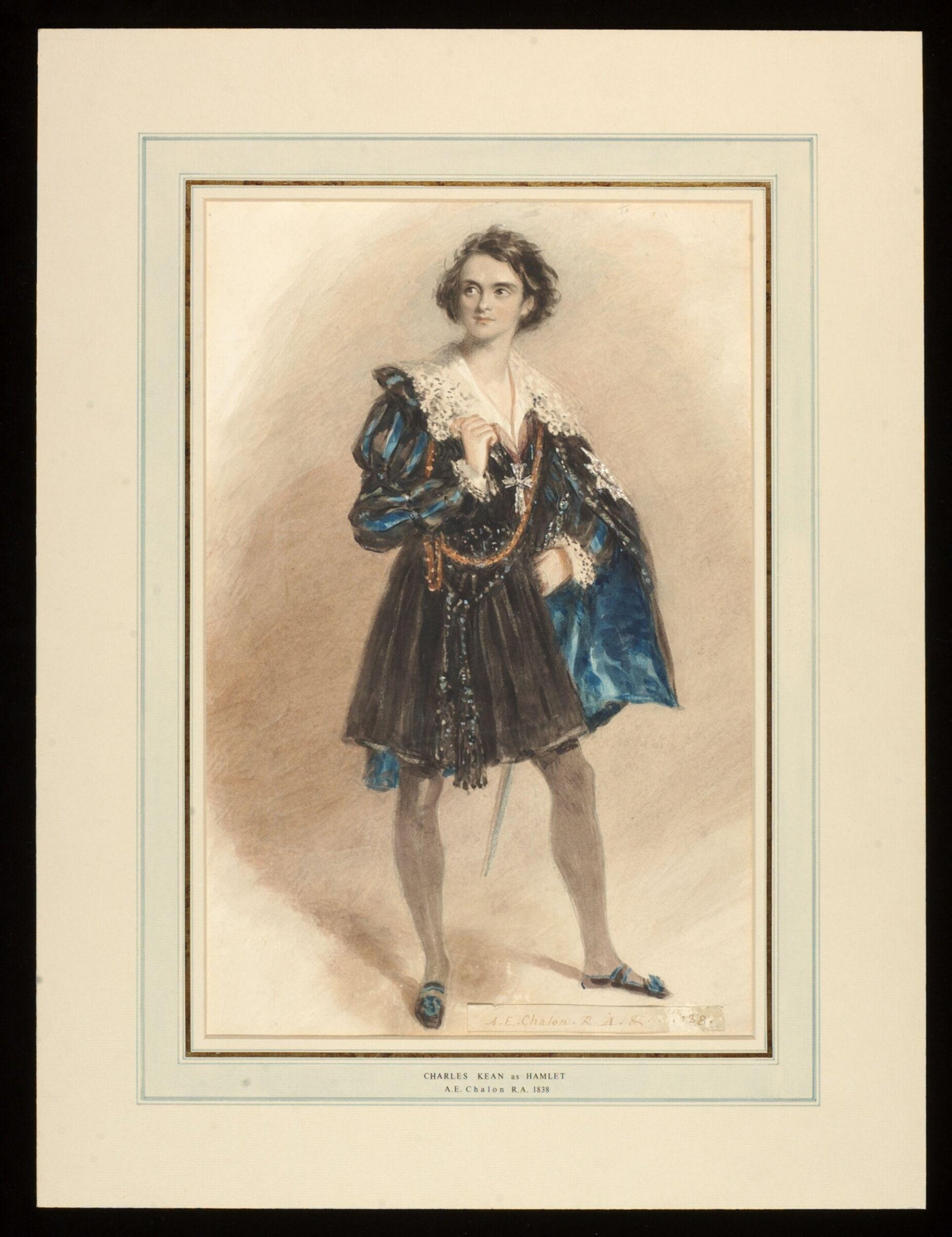 Watercolour, Alfred Edward Chalon, 1838