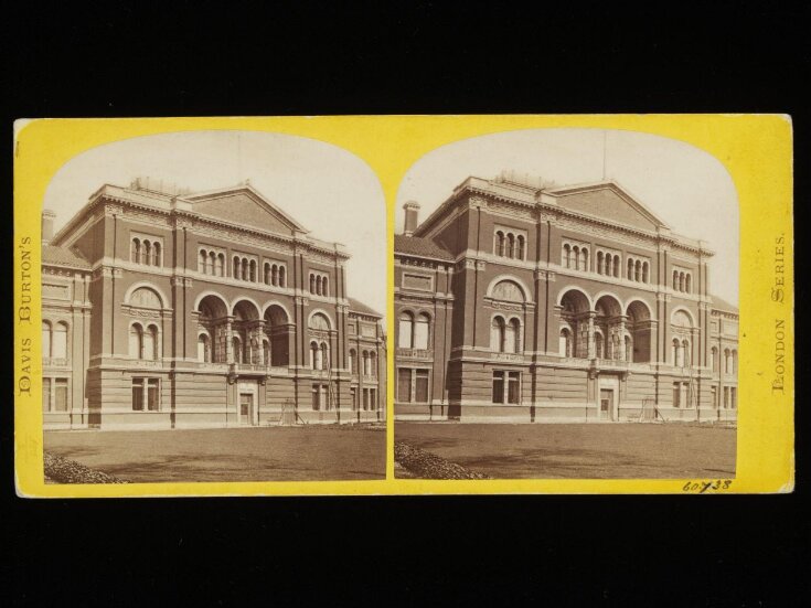 South Kensington Museum, Lecture Theatre, facade top image