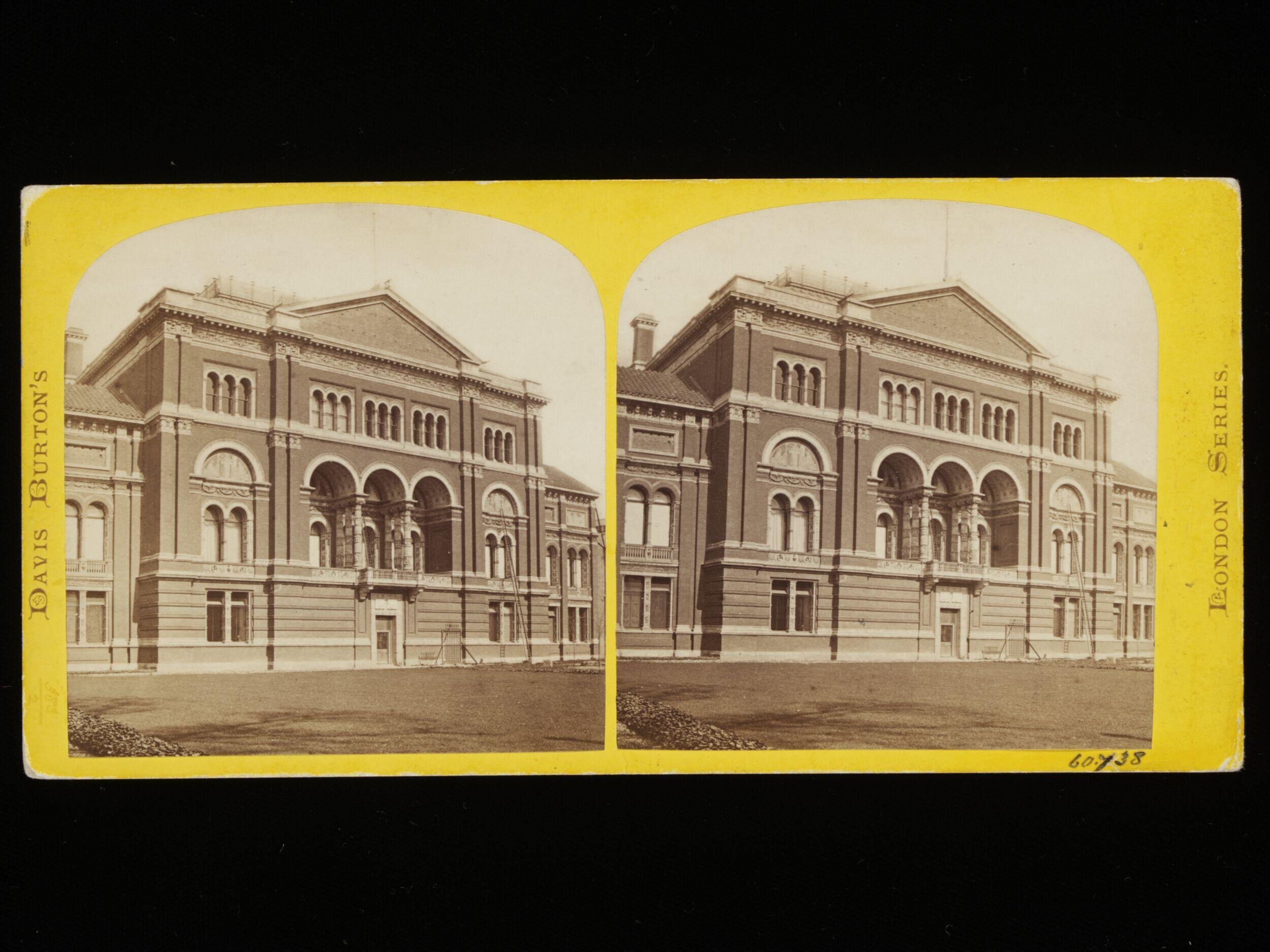 South Kensington Museum, Lecture Theatre, facade
