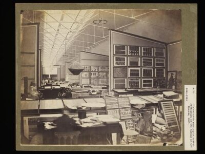 London: South Kensington Museum, Photograph of the making of the museum, 1857