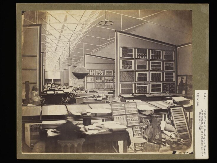 London: South Kensington Museum, Photograph of the making of the museum, 1857 top image