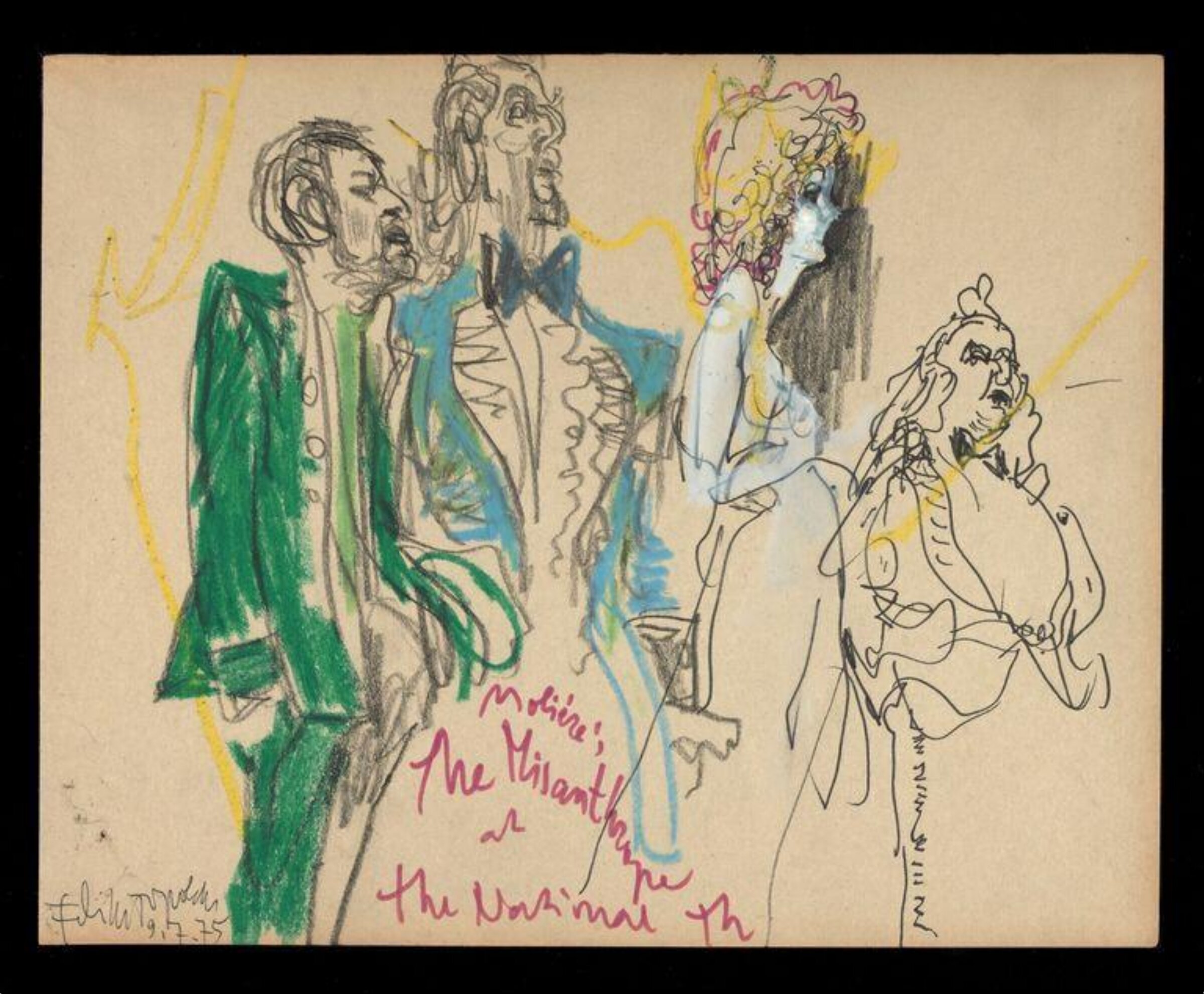 Feliks Topolski Collection, Feliks Topolski, 1975