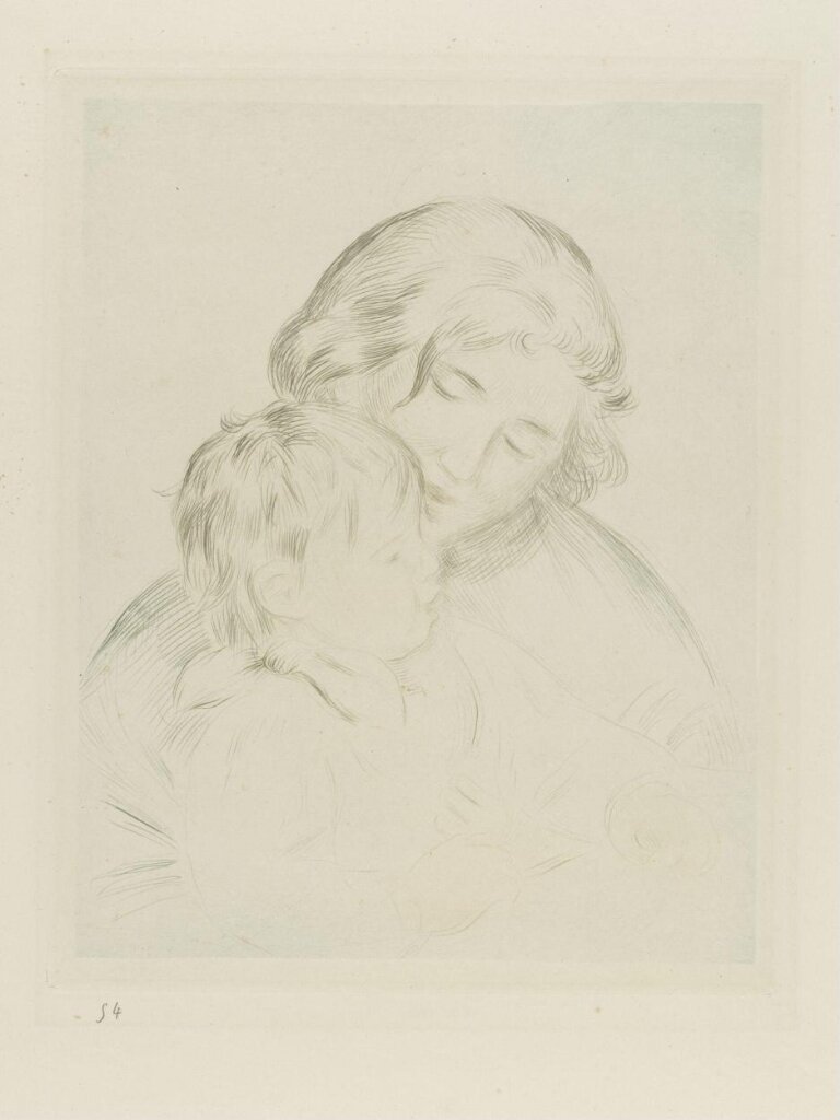 Mère et enfant by Renoir