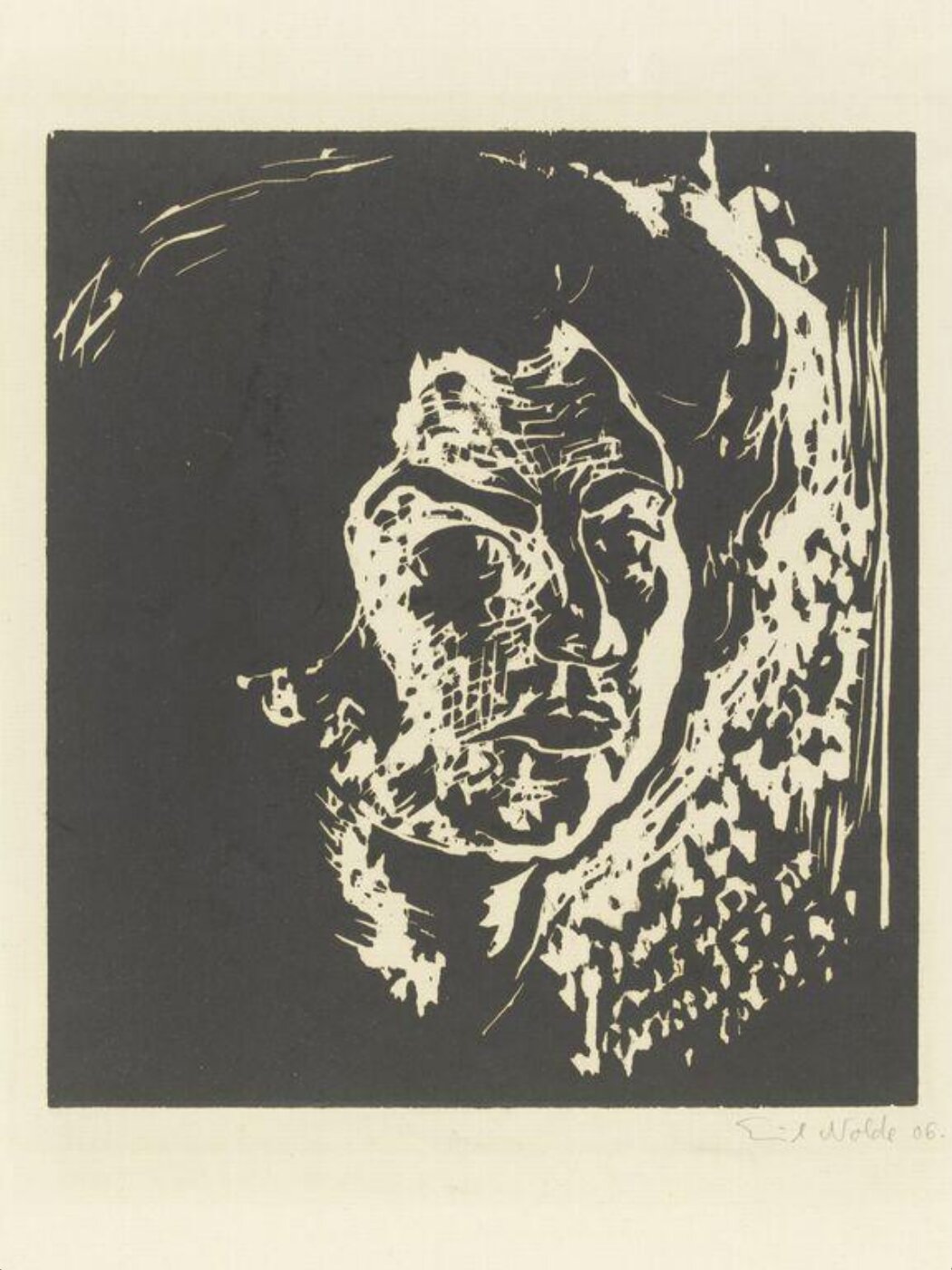 Emil Nolde, Head of a Woman