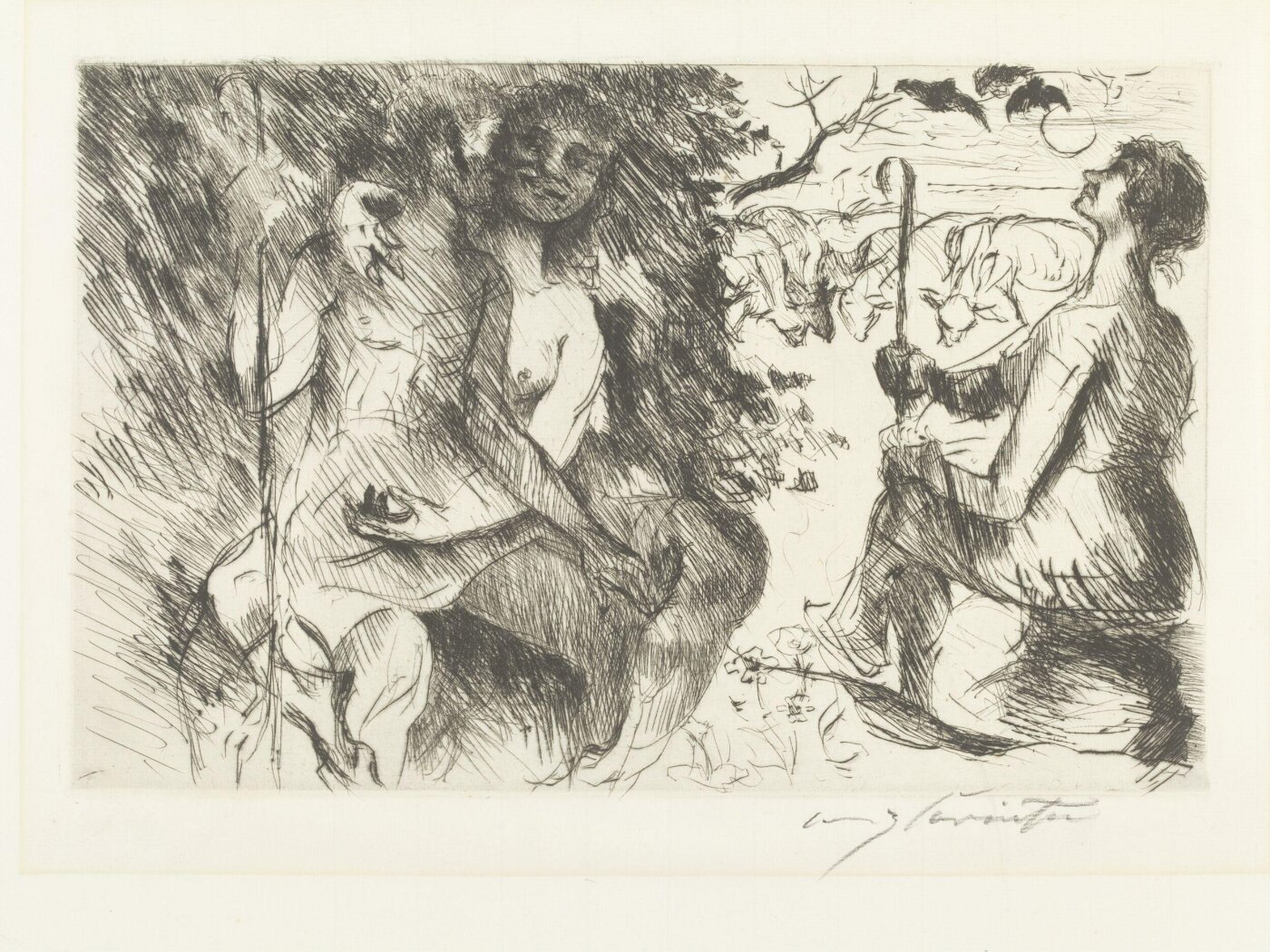 Lovis Corinth, Daphnis and Chloe