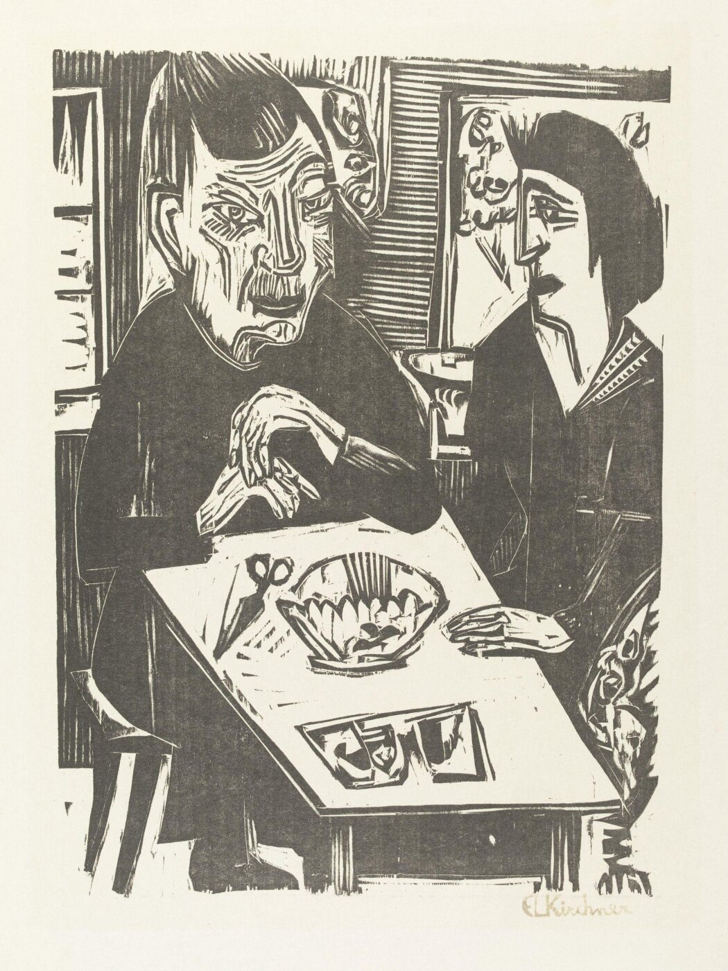 Ernst Ludwig Kirchner, Alte und Junge Frau