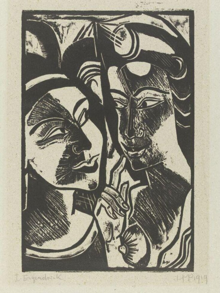 Two Heads | Pechstein, Max | V&A Explore The Collections