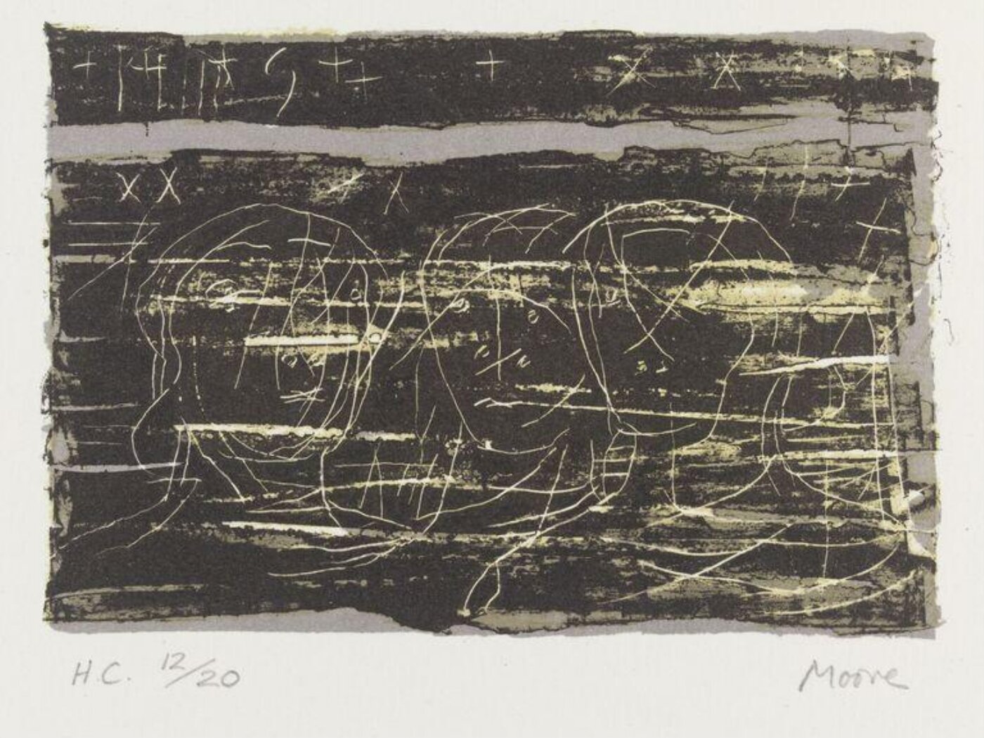 Henry Moore, Three Heads