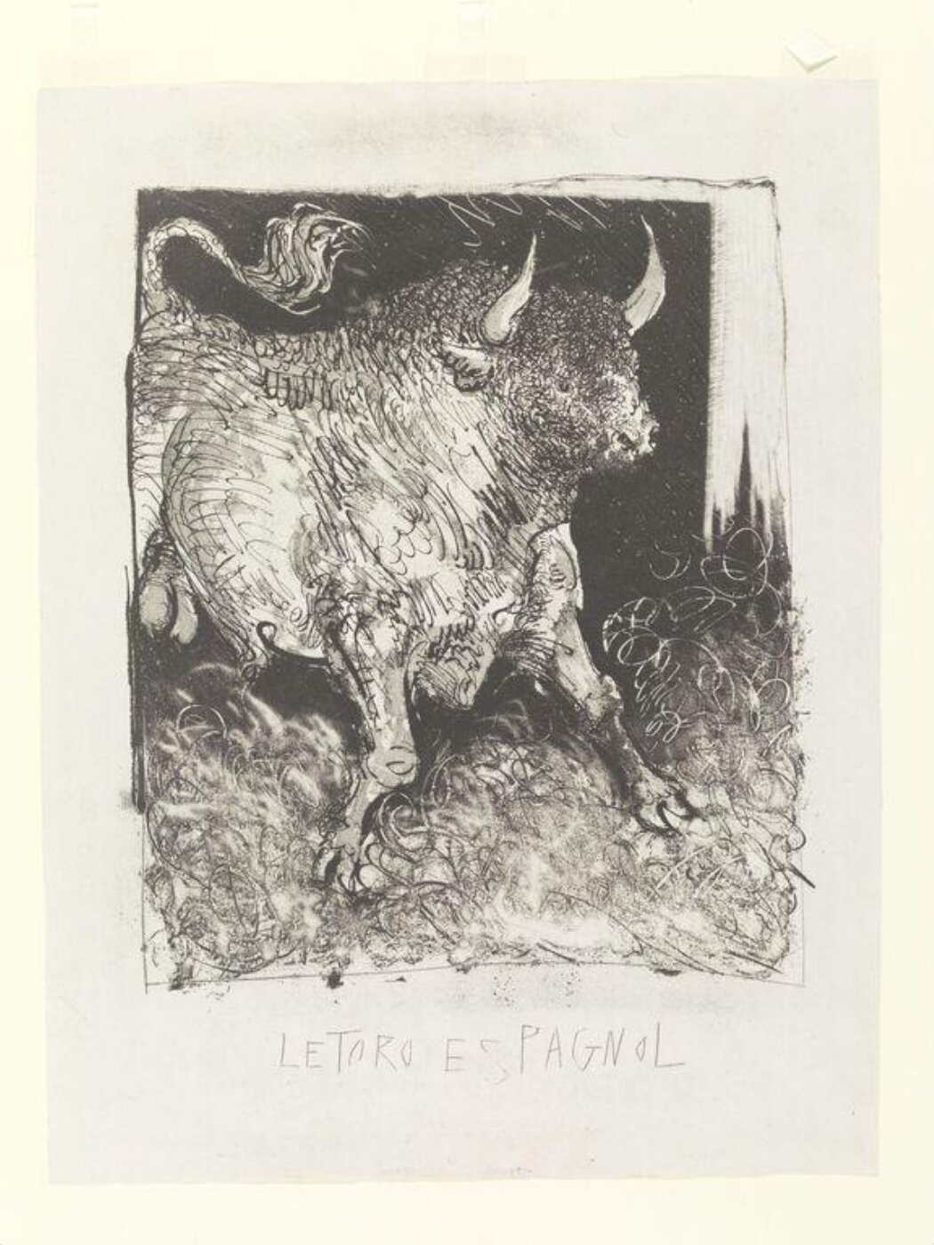 Pablo Picasso, Le Toro Espagnol