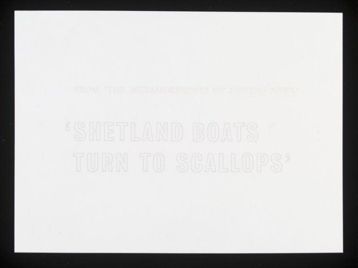 Shetland Boats Turn to Scallops top image
