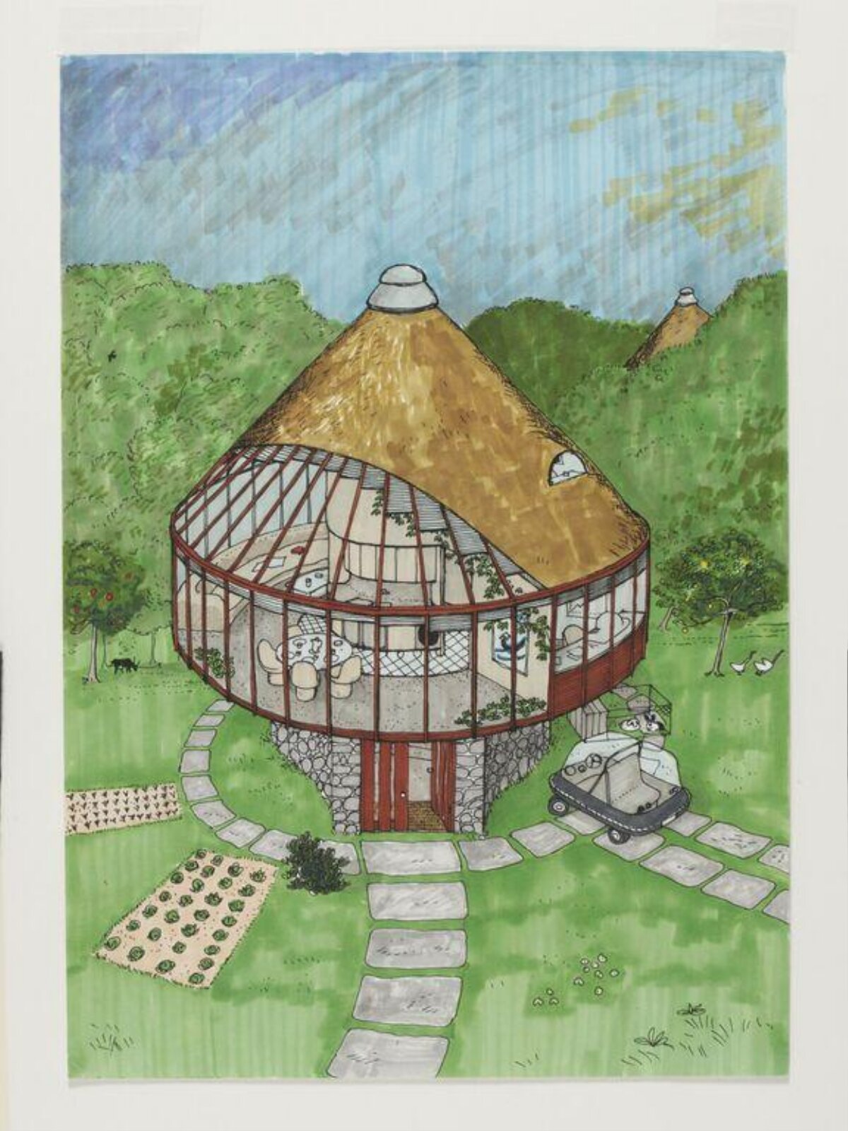 Drawing, John Prizeman, 1979