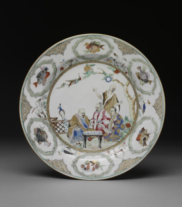 Plate (ca. 1738) by Cornelis Pronk