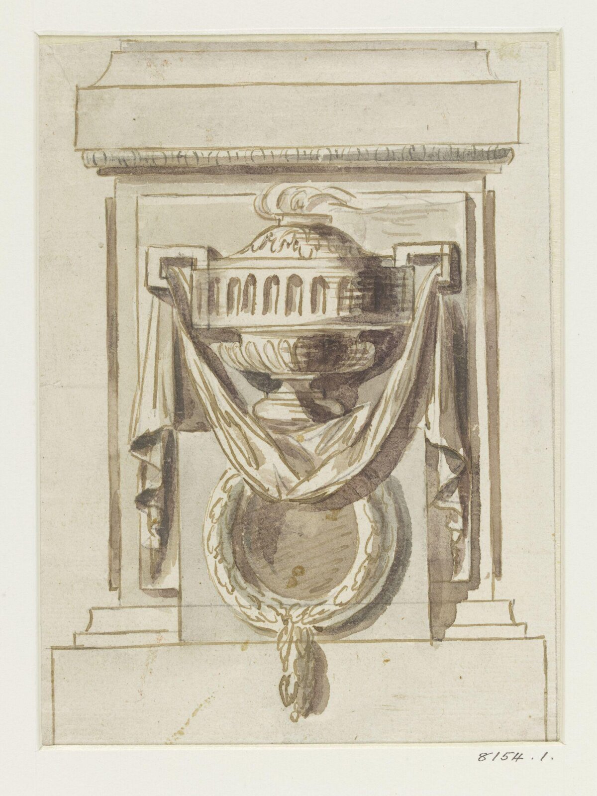 Drawing, attributed to J. C. Delafosse