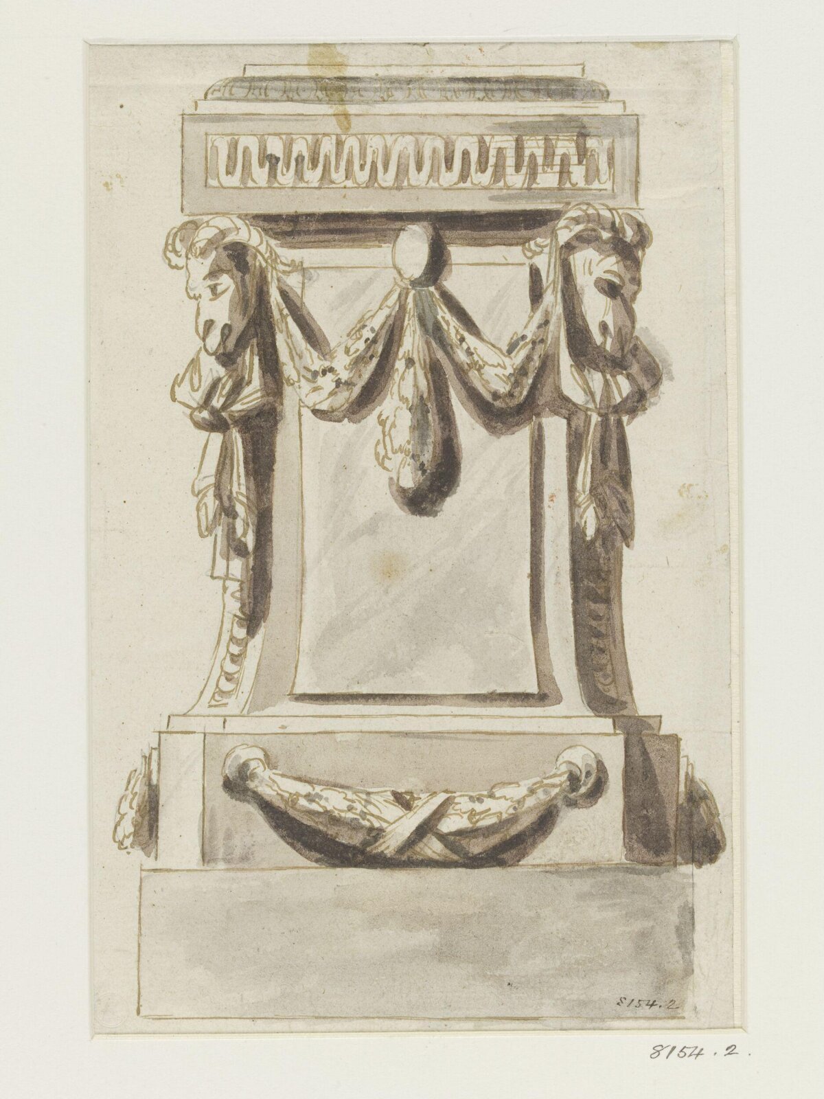 Drawing, attributed to J. C. Delafosse
