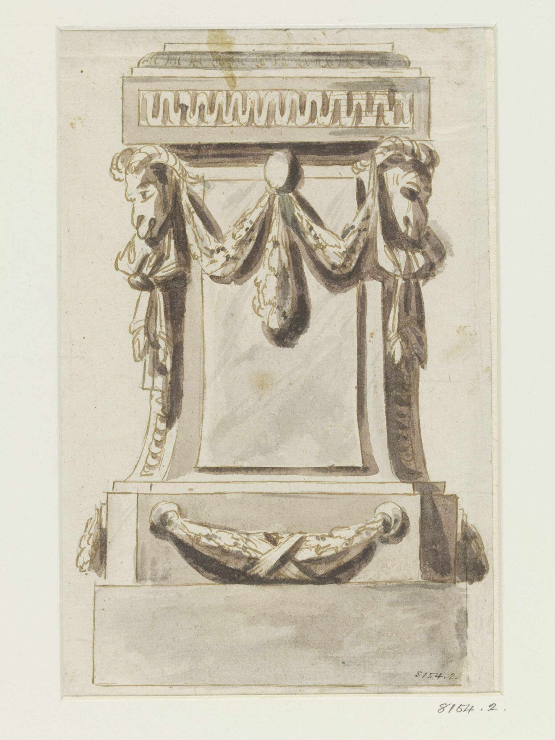 Drawing, attributed to J. C. Delafosse