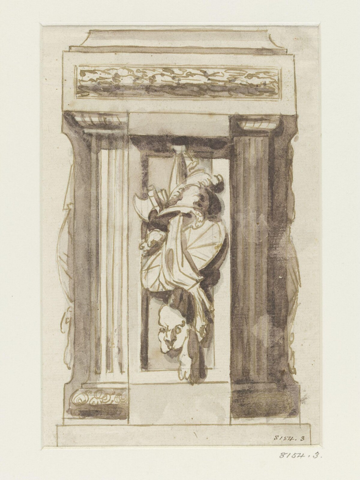 Drawing, attributed to J. C. Delafosse