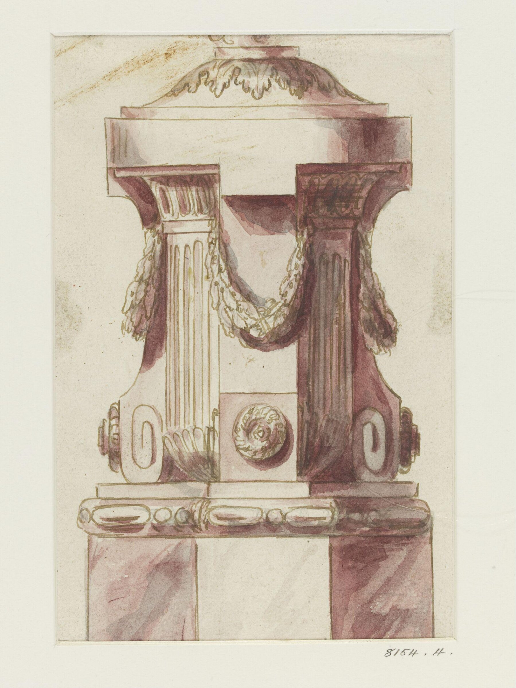 Drawing, attributed to J. C. Delafosse