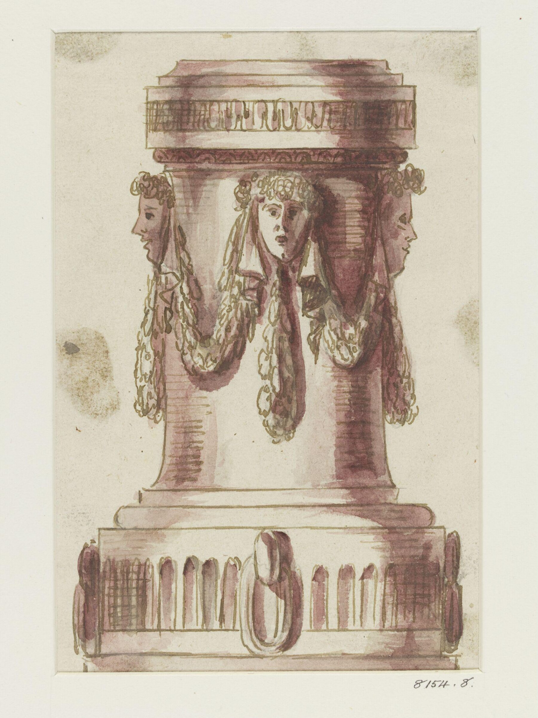 Drawing, attributed to J. C. Delafosse