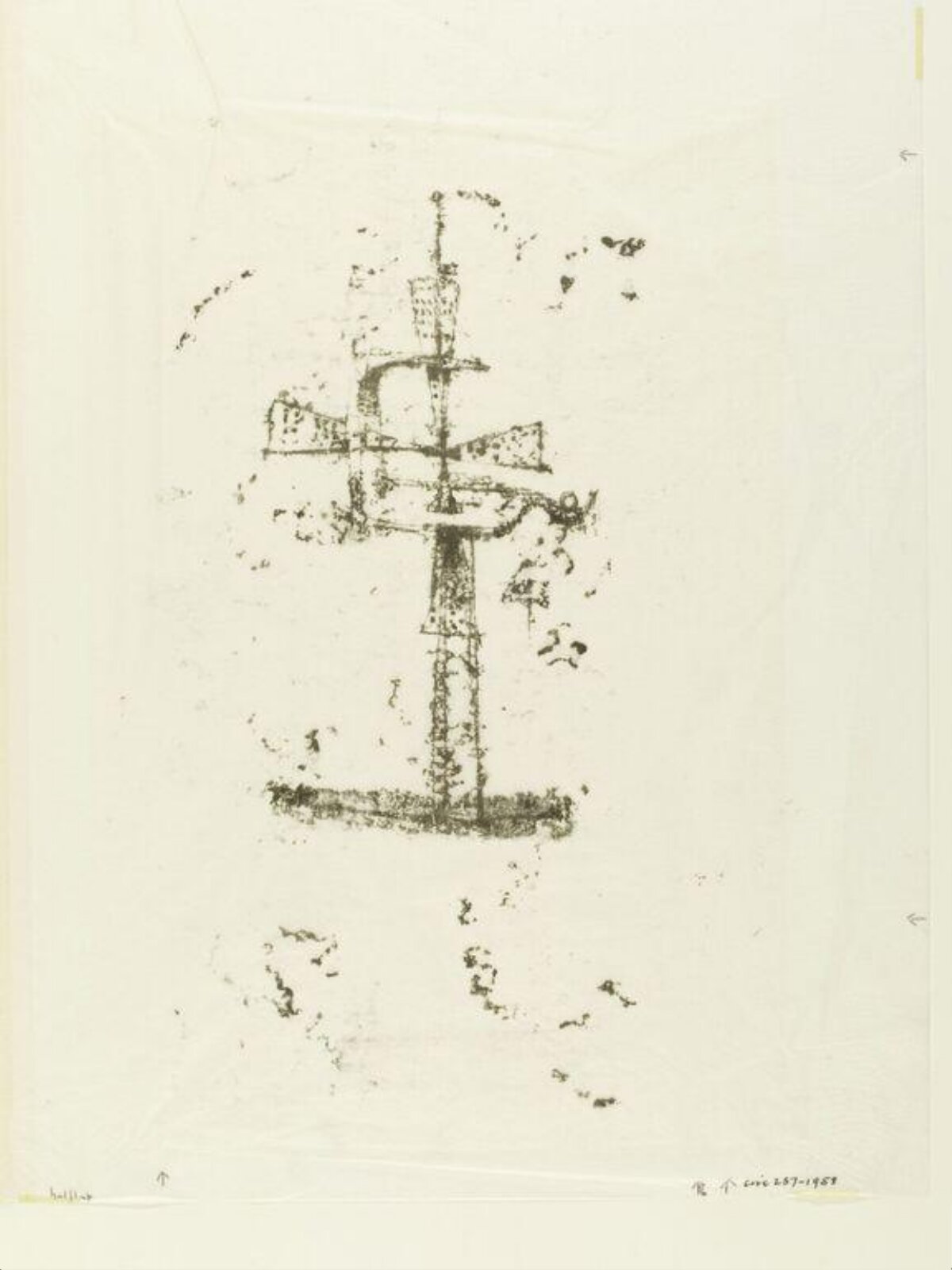 Drawing, Geoffrey Clarke, 1958