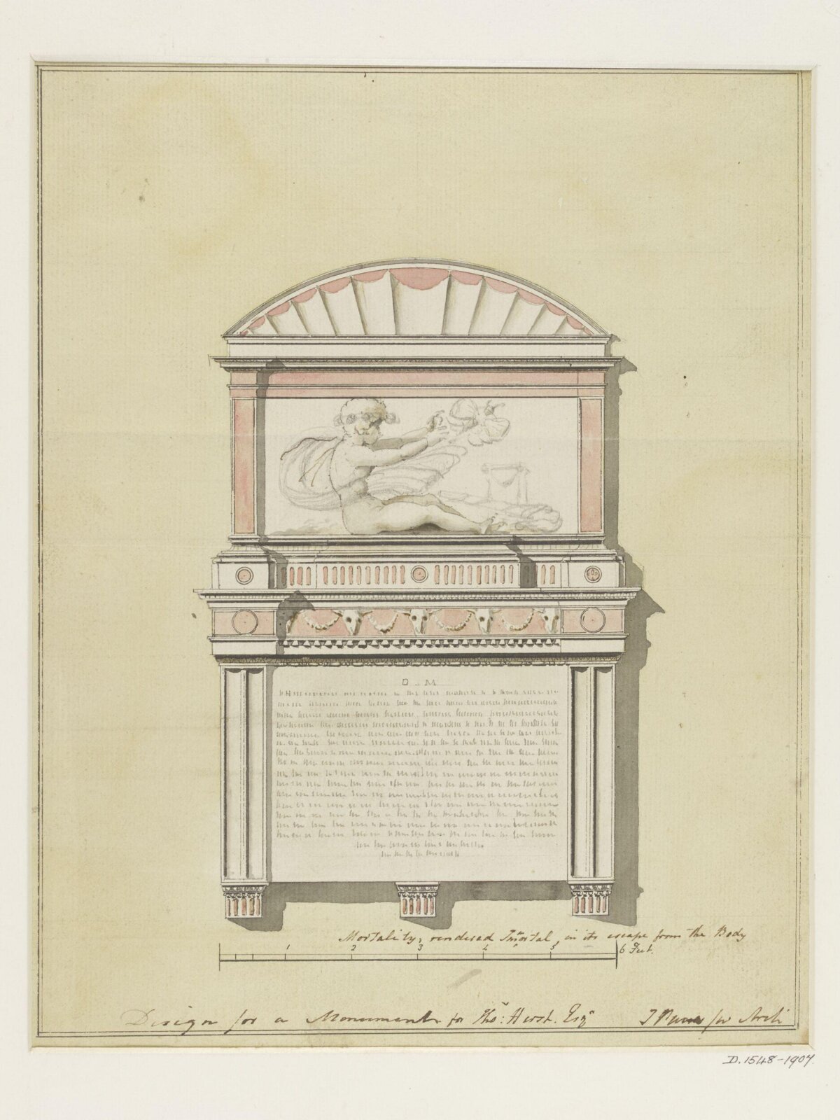 Drawing, James Paine, 1776