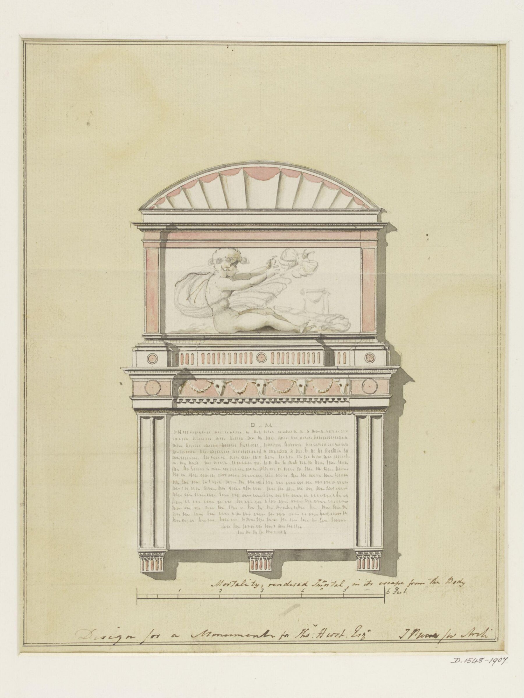 Drawing, James Paine, 1776