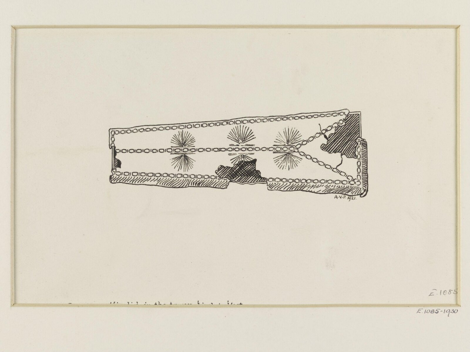 Drawing, A. V. Peatling, 1921