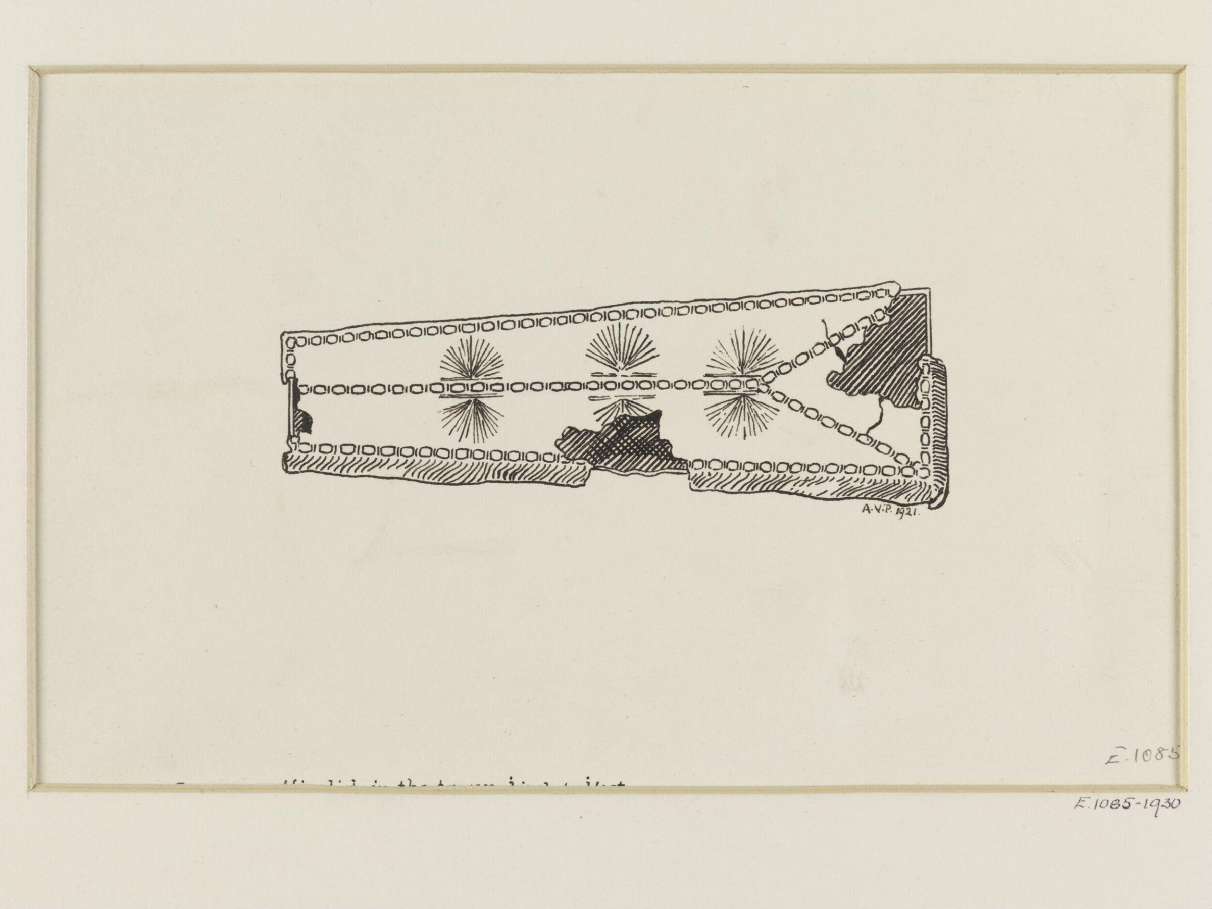 Drawing, A. V. Peatling, 1921