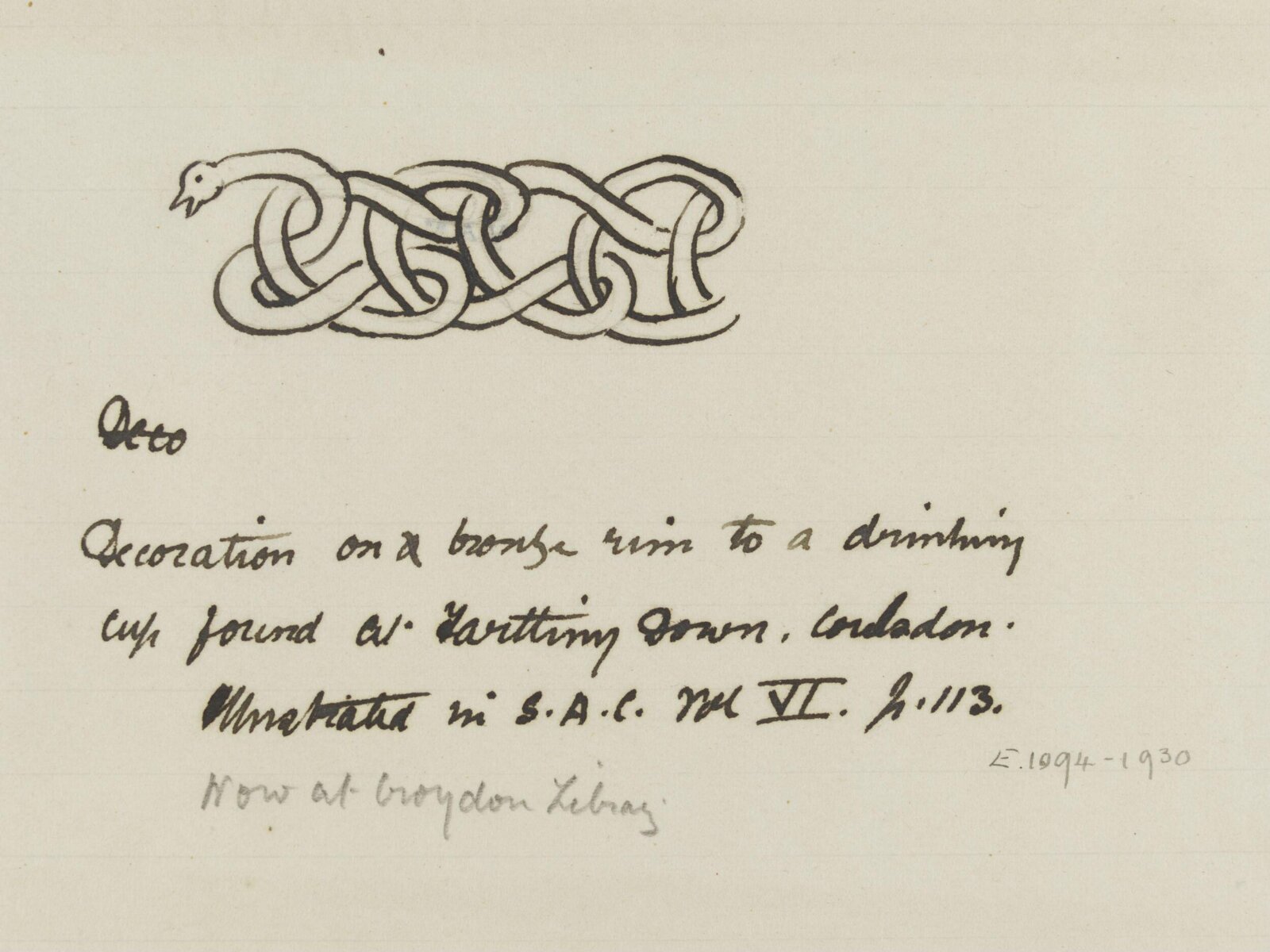 Drawing, A. V. Peatling