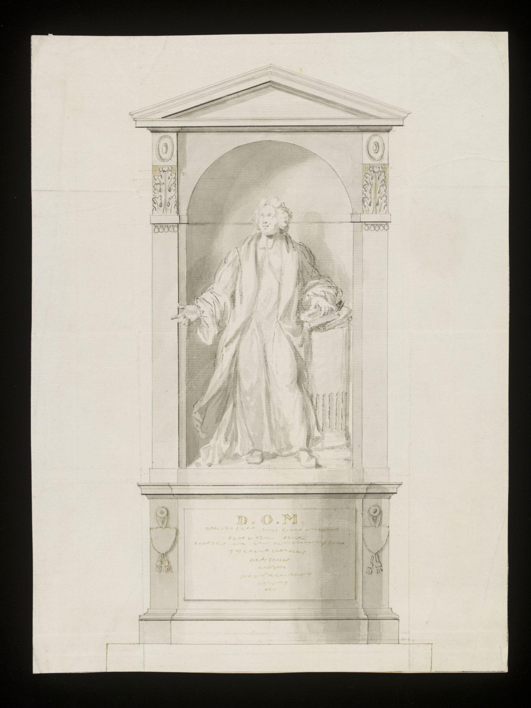 Drawing, Joseph Wilton, c. 1796