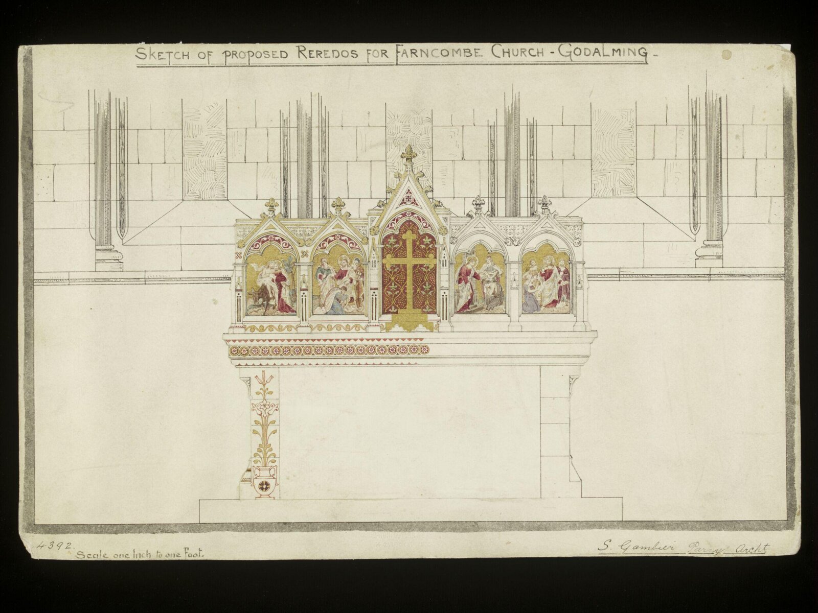 Drawing, Sidney Gambier Parry, ca. 1888