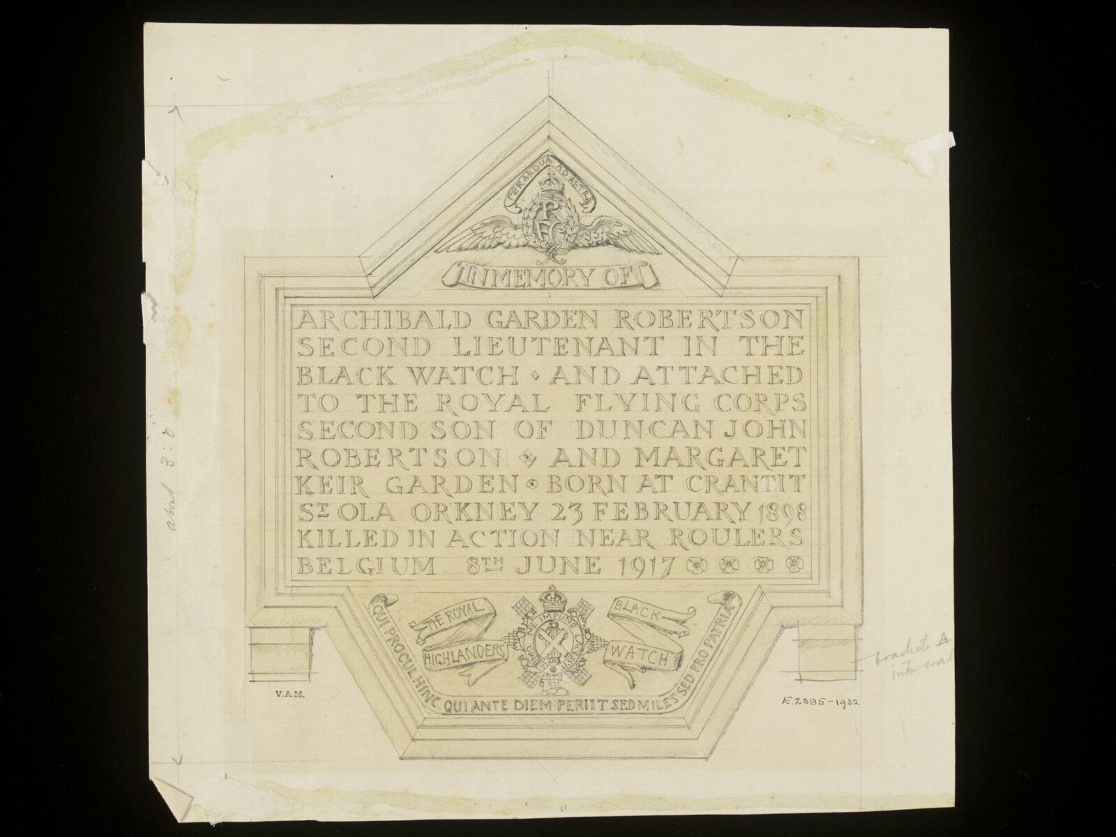 Drawing, George Washington Henry Jack, early 20th century