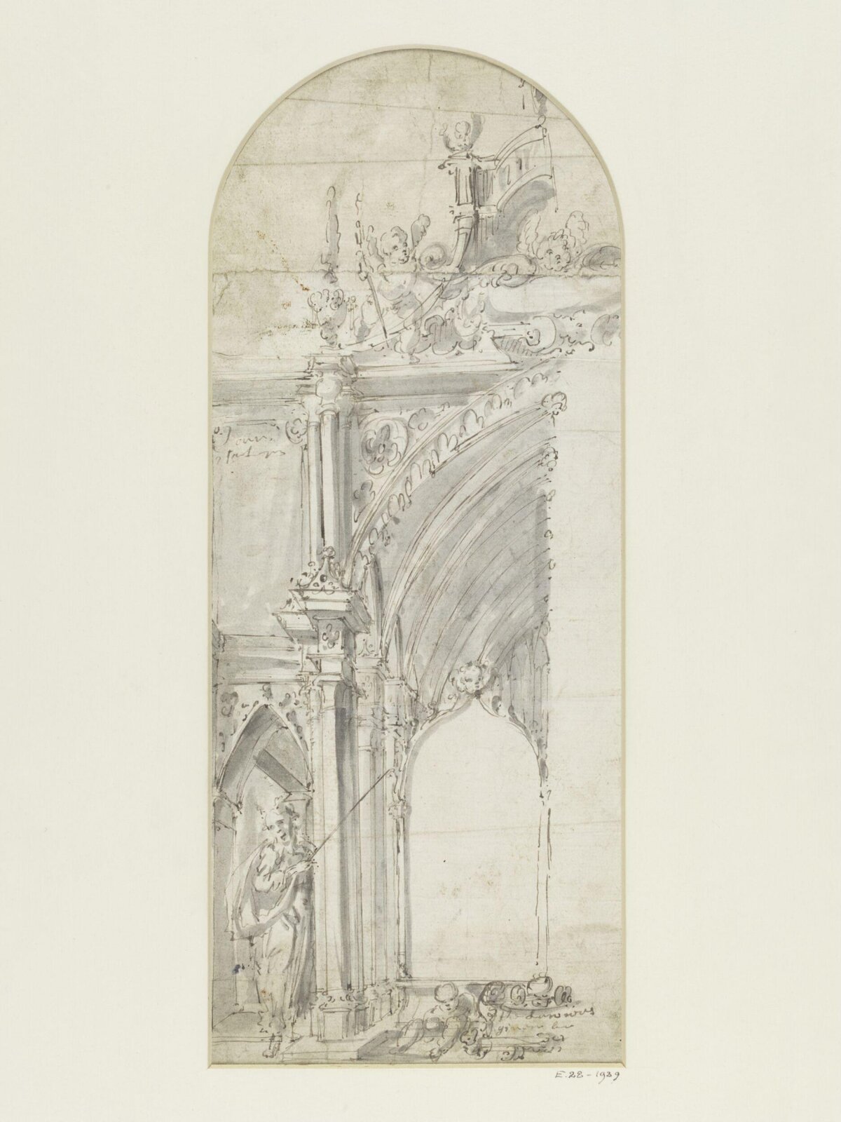 Drawing, 1675-1700